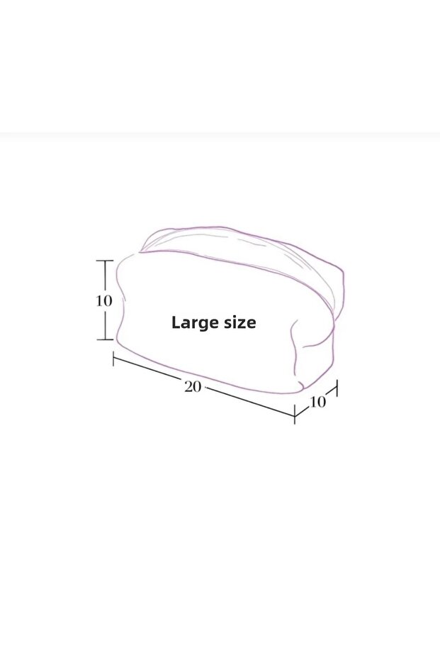 حقيبة مكياج وردية منتفخة - 7