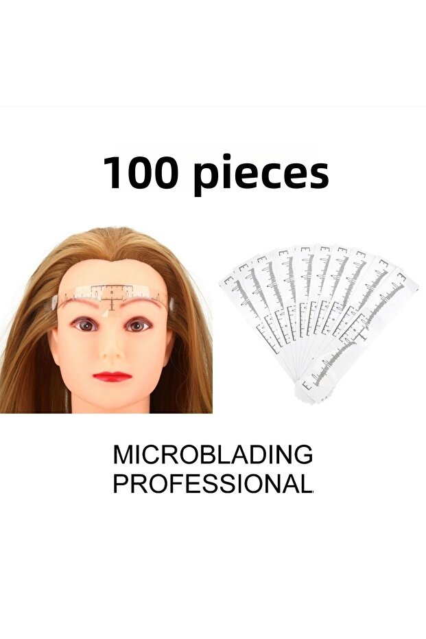 100 قطعة قالب تشكيل الحواجب السهل قالب بطاقة رسم الحواجب السهل مجموعة استنسل الحواجب