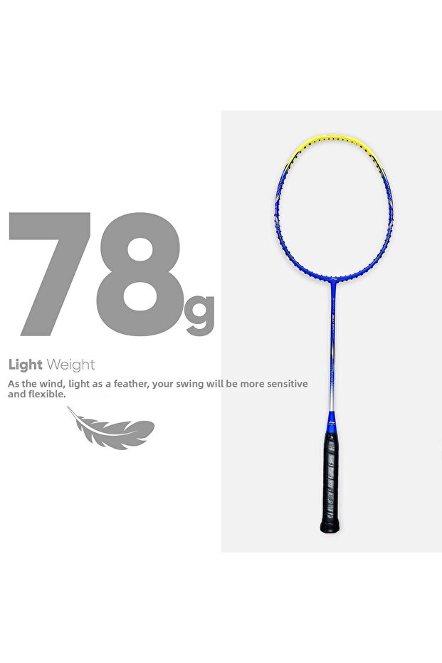 G-Force Superlite 3600 Carbon Fiber Cordless Badminton Racket with Free Full Case - 6