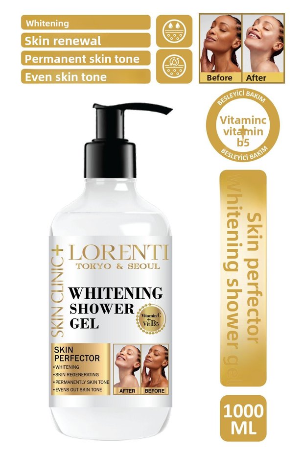 Skin Whitening Brightening and Color Tone Equalizing Shower Gel 1000 ml