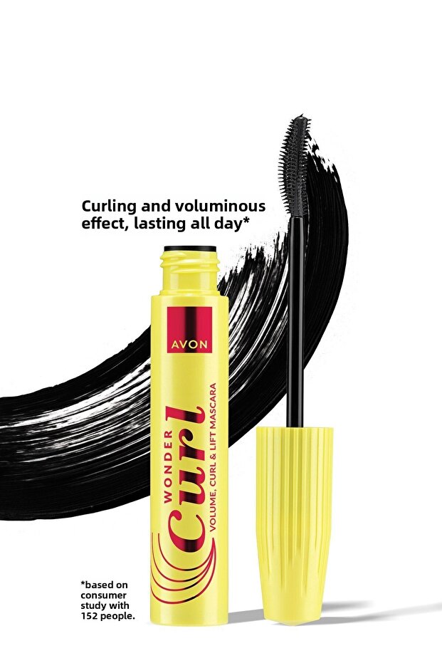 ماسكارا Wondercurl للحجم والتجعيد والرفع باللون الأسود الأسود