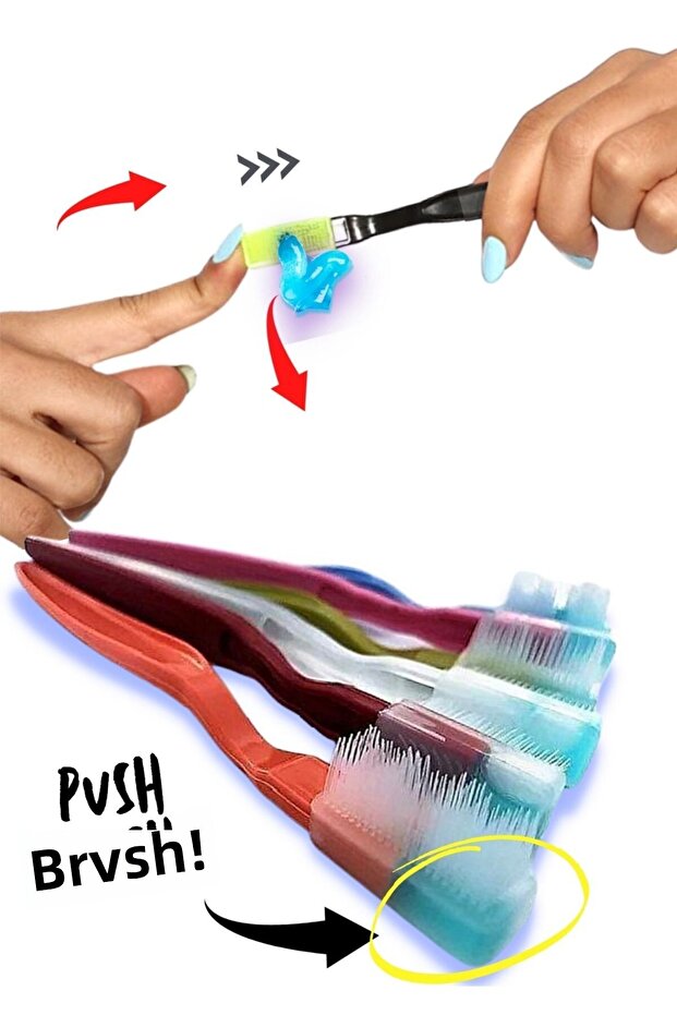 Magic Toothbrush 200-Pack (Includes Disposable Toothpaste) - 7