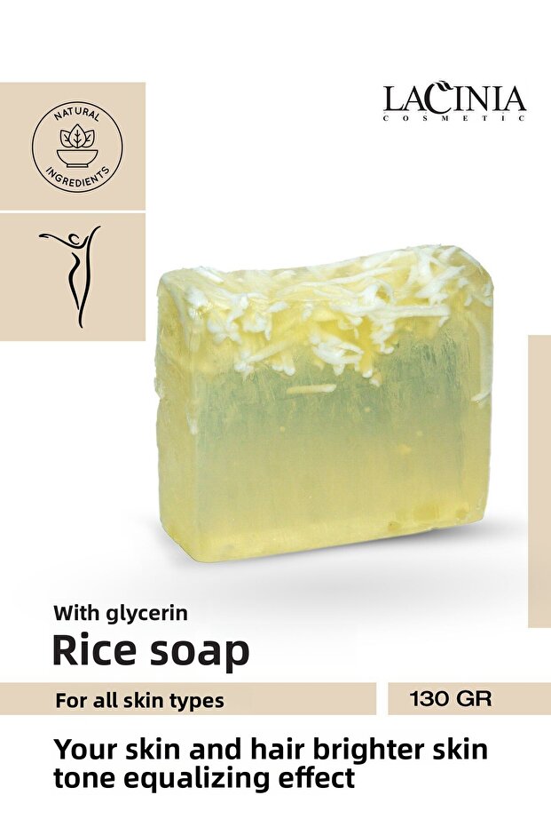 Glycerin Rice Extract Soap 120 Gr Effective for Face and Body Care