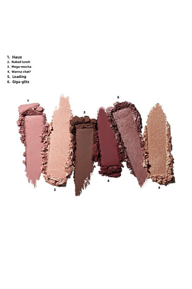 Connect in Color 6-Piece Headlight Palette - Embedded in Burgundy 6.25 g - 2