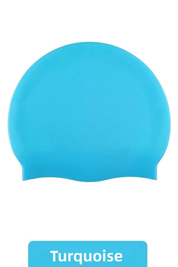 Deluxe Silicone Swimming Cap, 100% Silicone Pool Cap, Premium Beach Cap