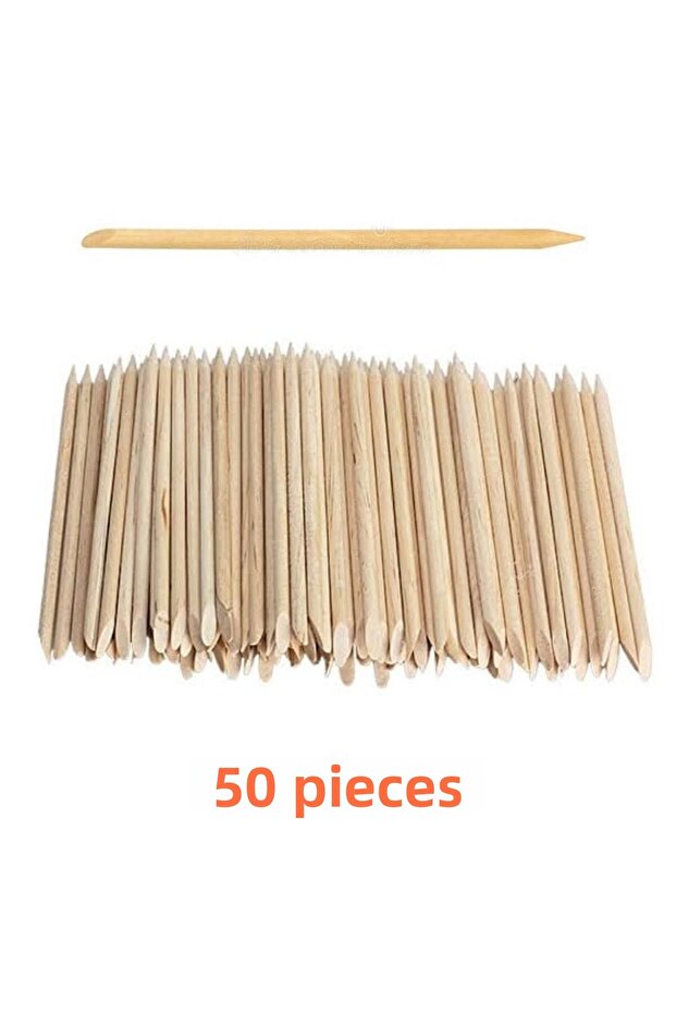 Manicure Stick 50pcs - Wooden Meat Repellent Krong