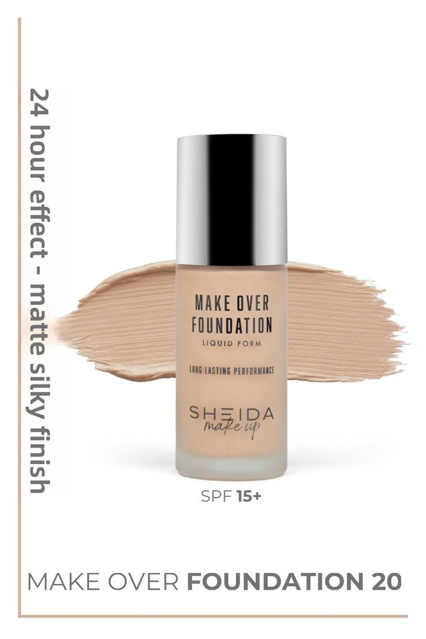 Maximum Concealer & Long Lasting Spf15 Liquid / Liquid Foundation - 40 ml - No:20