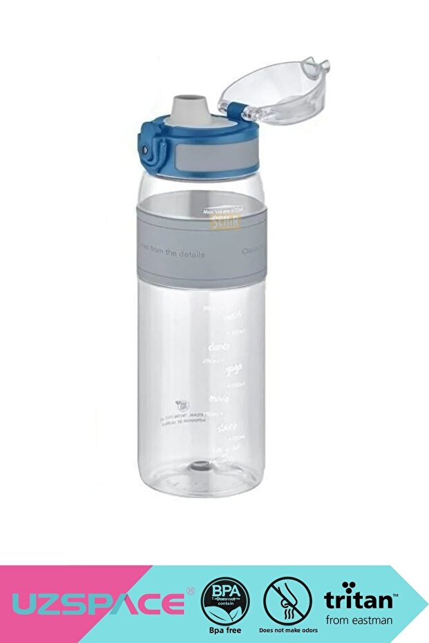 600ml New Collection Silicone Body Comfortable Drinking Mouth Tritan Water Flask No Bpa No Smell