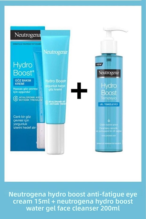 Hydro Boost Anti-Fatigue Eye Cream 15ml + Hydro Boost Water Gel Facial Clean