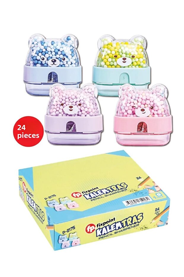 Pencil Sharpener Single Teddy Bear P-2175 - 1