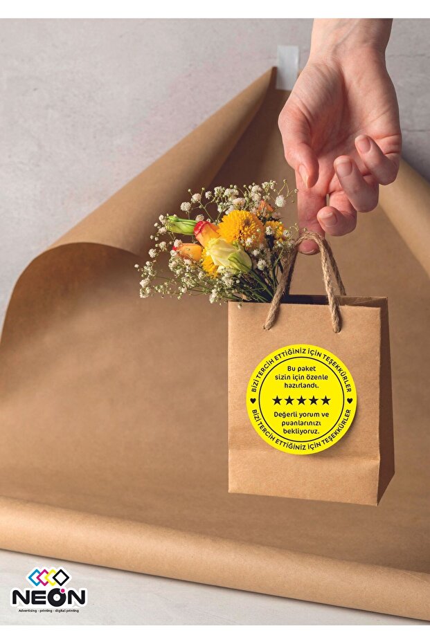 This Package Is Prepared for You - Thank You for Chosing Us - Sticker - 250 Pieces