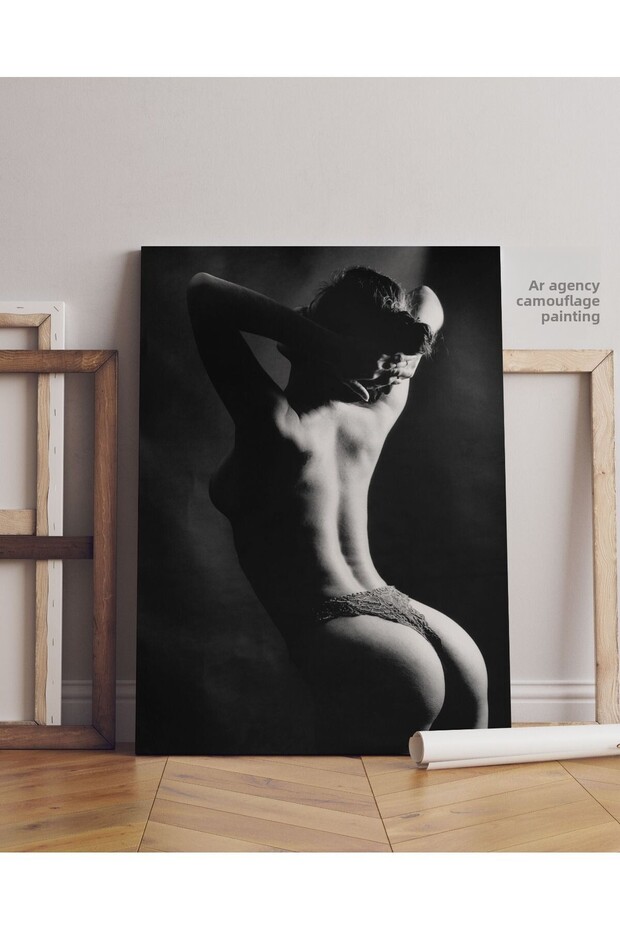 Woman in the Shadows Custom 3 Decorative Canvas Painting