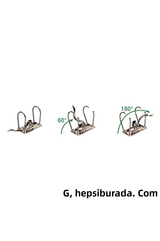 مجلد مكتب بلاستيكي ضيق أصفر - 1015t - 4