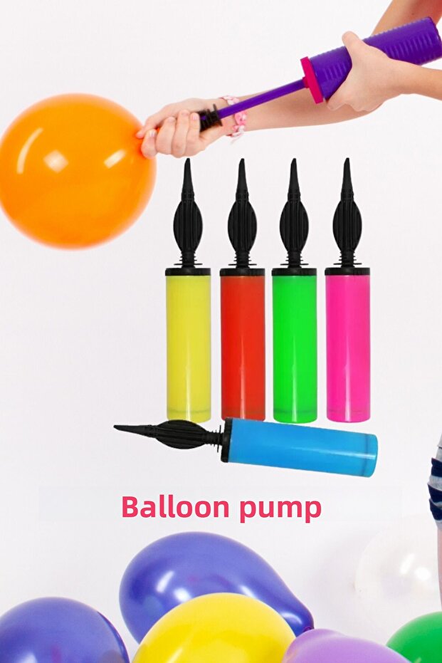 Colorful Balloon Pump Birthday Celebration Balloon Pump for Inflating Balloon