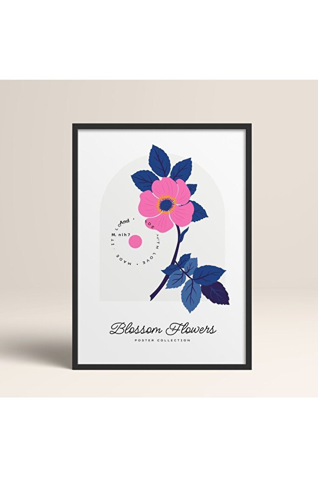 Framed Blossom Flowers Abstract Flowers Modern Art Painting