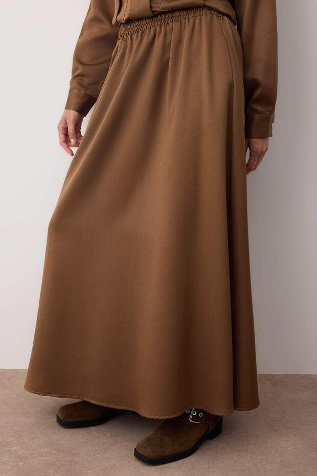 Haki Oversize Cep Detaylı Dokuma Alt - Üst Takım TCTAW26US00035 - 4