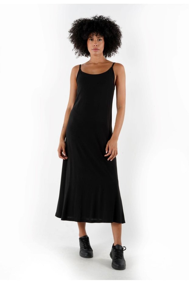Thin Strap Midi Dress (B24-005206)