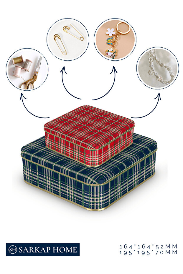 Home Dikiş Kutusu Seti 2'li - 7