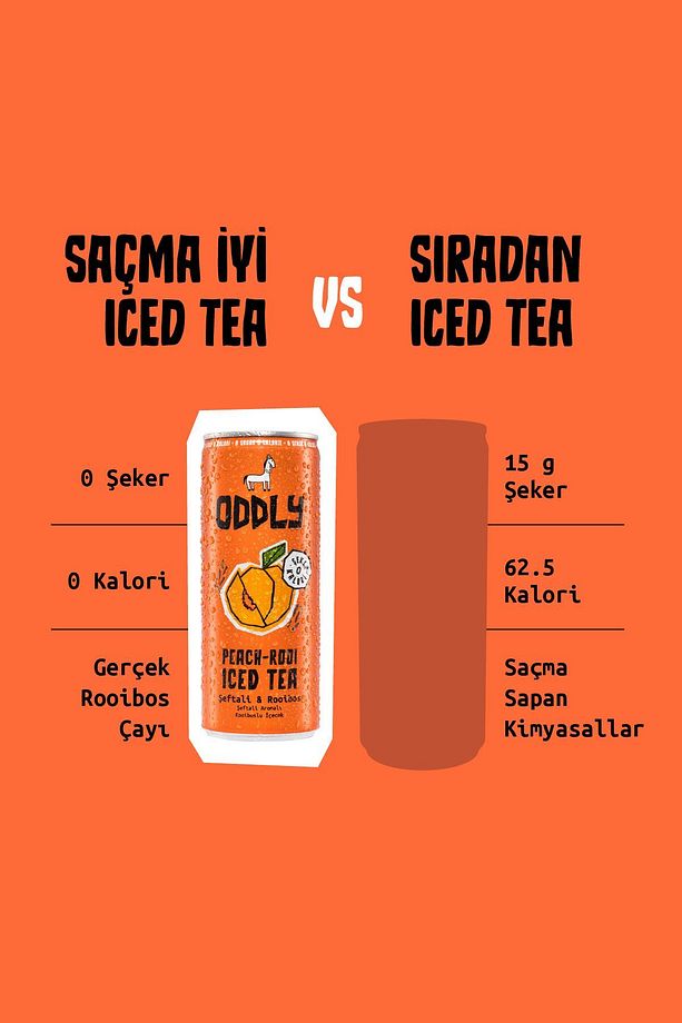 PEACHROOI SOĞUK ÇAY KUTU ŞEFTALİ ROOIBOS - 0 ŞEKER & 0 KALORİ 250 ML X 8 ADET - 5