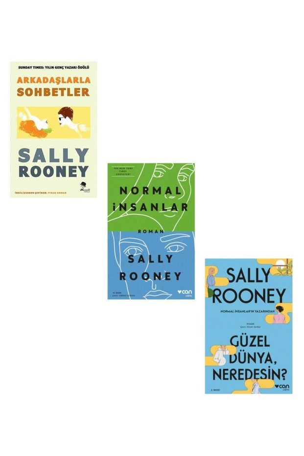 Sally Rooney Seti 3 Kitap (Arkadaşlarla Sohbetler + Normal İnsanlar + Güzel Dünya, Neredesin)