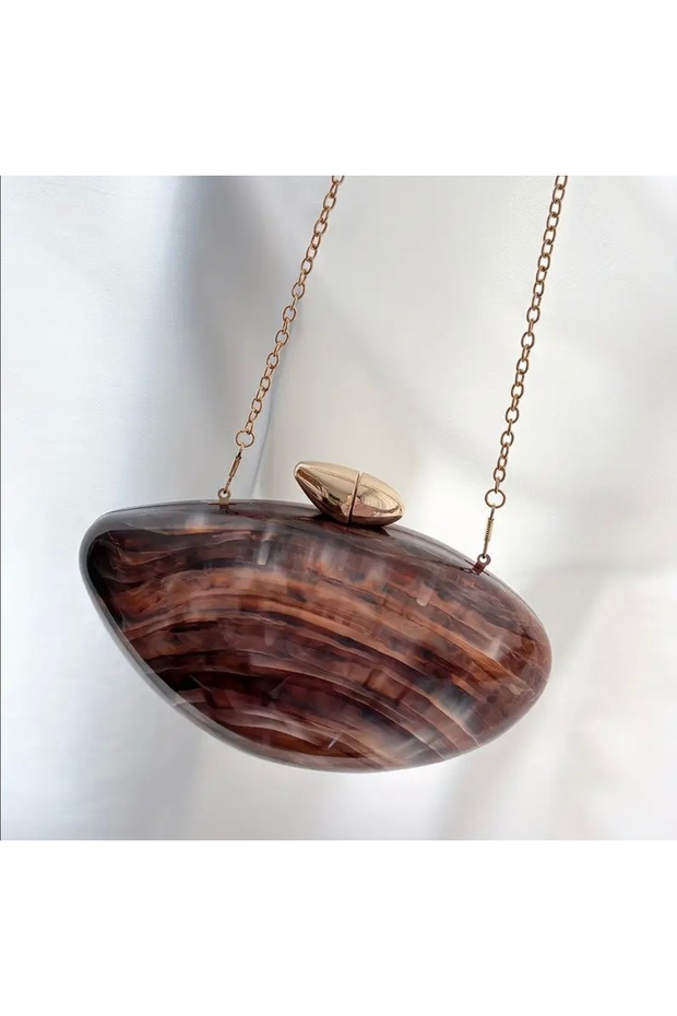 Noir Coco Minaudière Zincir Askılı Davet Çantası - 1