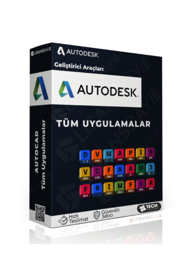 Tüm Uygulamalar - AutoCAD, Revit, 3DS Max, Maya, Inventor - 1
