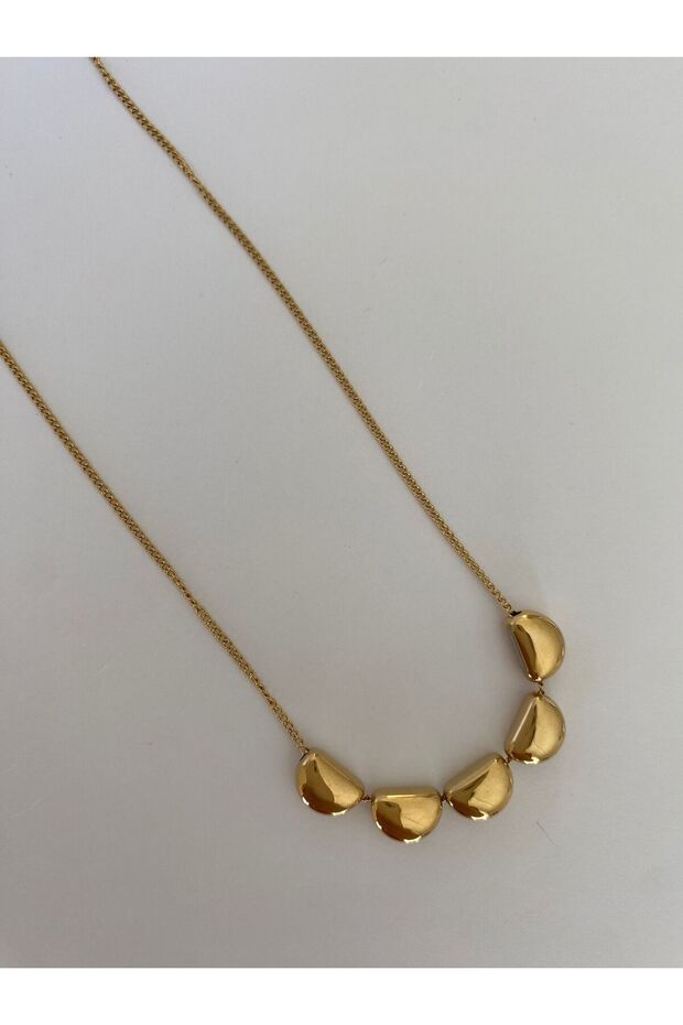 Steel Topcuk Model Gold Color Necklace