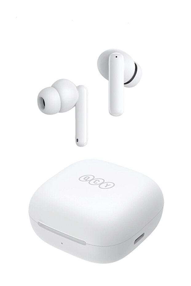 T13 Anc 4 Mikrofon Bluetooth 5.3 Kablosuz Kulaklık Beyaz Aktif Gürültü Engelleyici