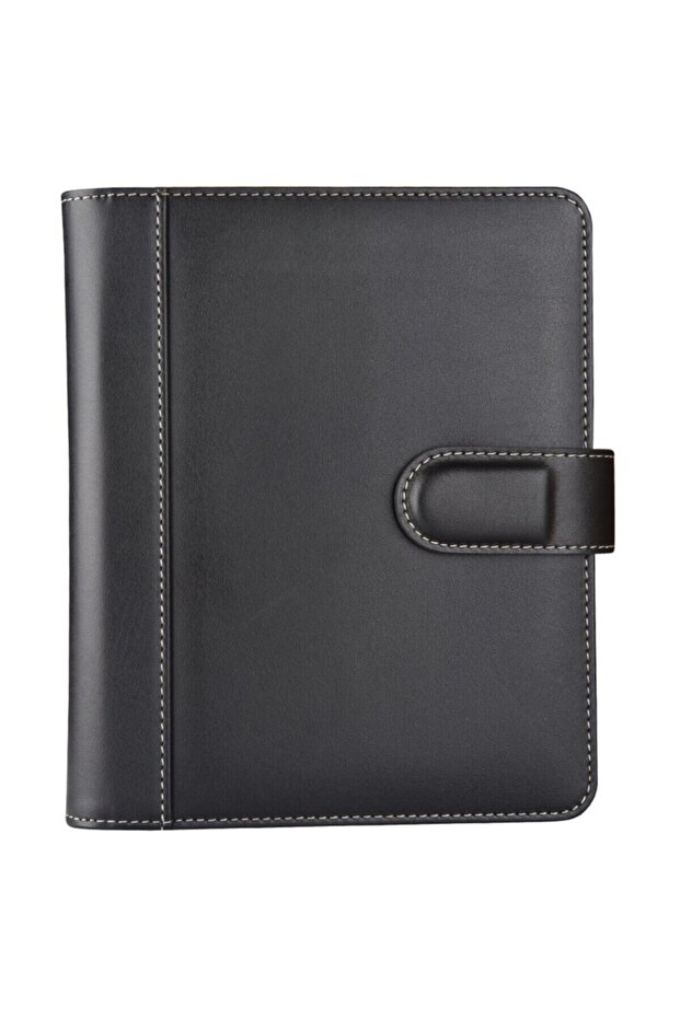 2026 New Year Organizer Agenda A5 4 Ring Dated Lined Vegan 19.5X23 Cm.