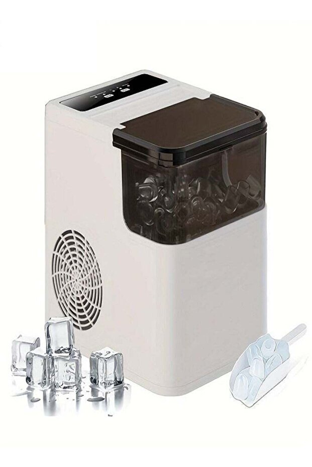Ice Making Machine, Portable Countertop Automatic Bullet Ice Cube Maker - 1