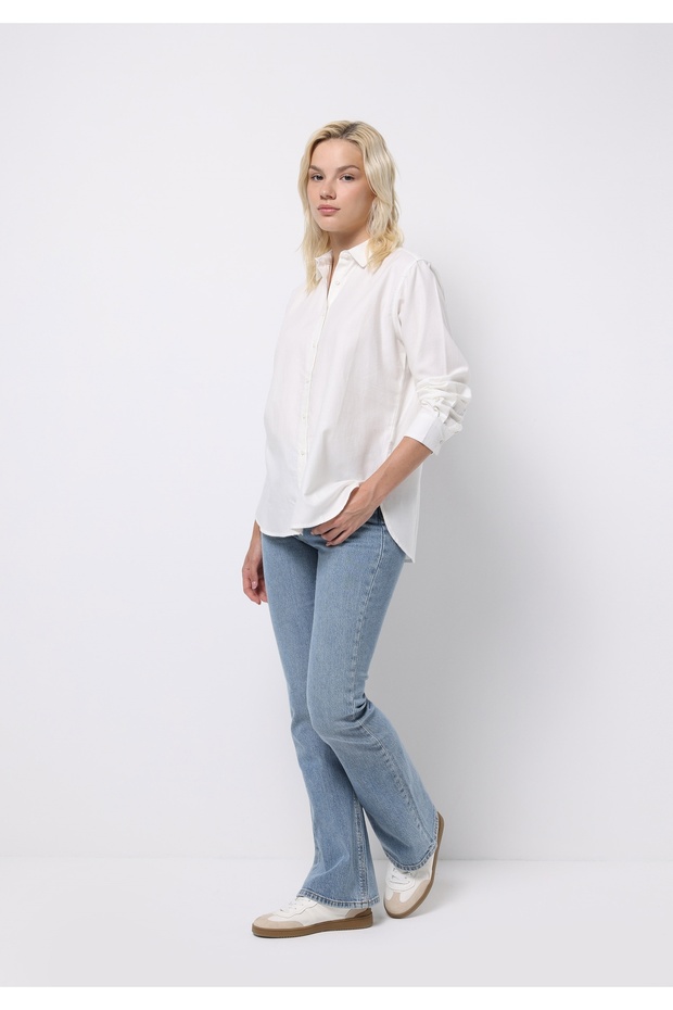 Regular Fit Women's Indigo Jean Trousers