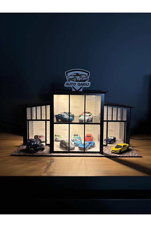 Işıklı Oyuncak Araba Garajı - 3