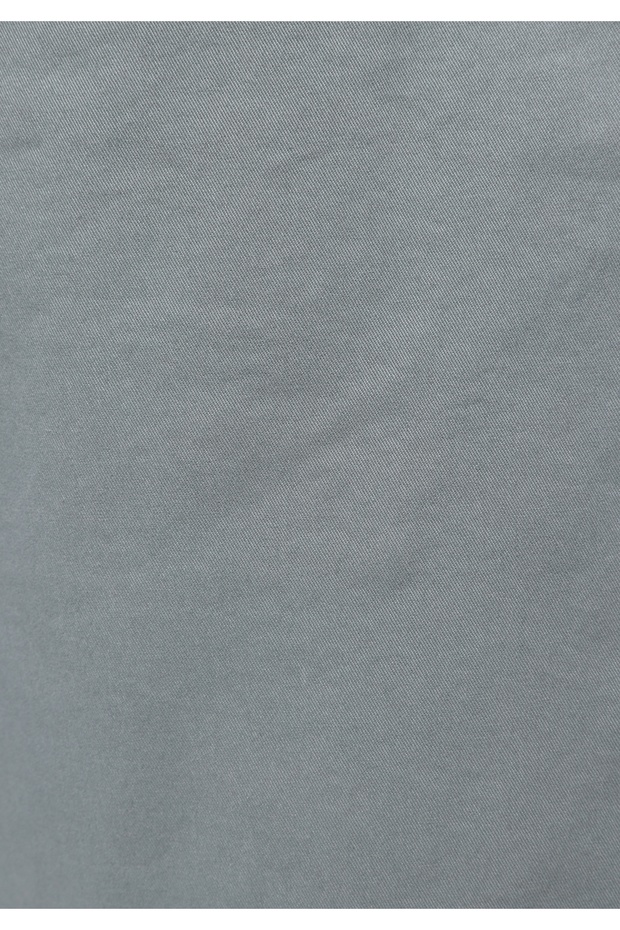 Regular Fit Orta Bel Düz Erkek Yeşil Şort - 6