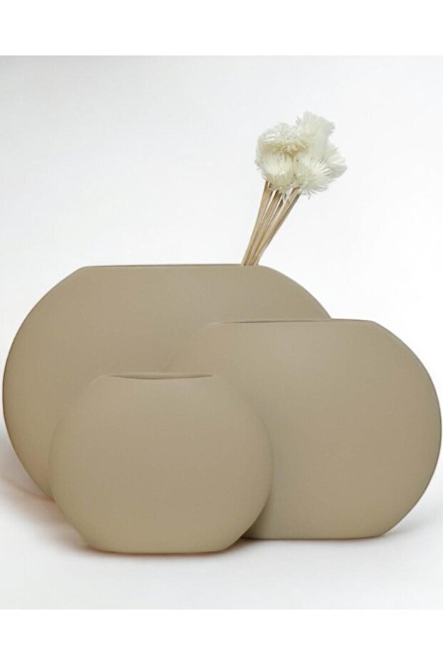 FLAT SERAMİK VAZO SETİ - 1