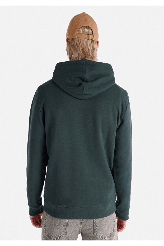 Regular Fit Erkek Yeşil Sweatshirt - 2