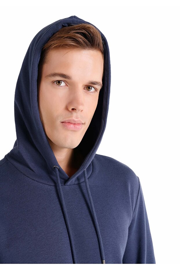 Regular Fit Erkek Lacivert Sweatshirt - 4