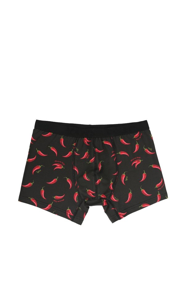 Printed Black Men's Underwear