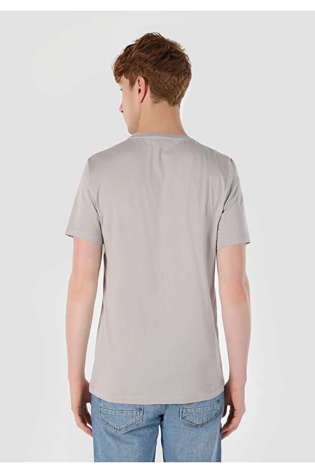 Gri Erkek Tshirt K.kol - 2