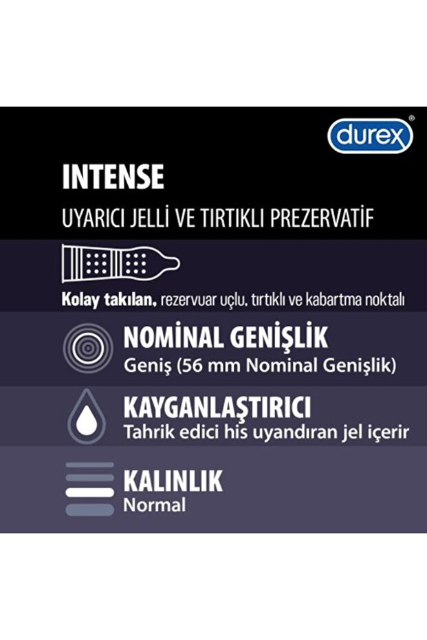 Intense Prezervatif 10Lu - 2