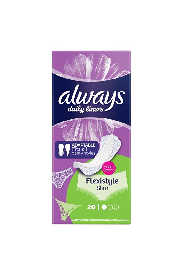Daily Liners Multiform Pantyliners With Fresh Scent Normal 20pcs