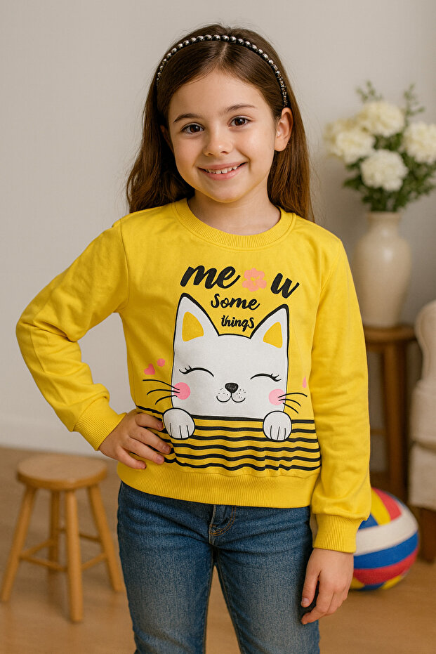 2 Strings Quality Girl's Sweatshirt (SIZE 1 GREAT GERMAN YOU RECOMMEND)