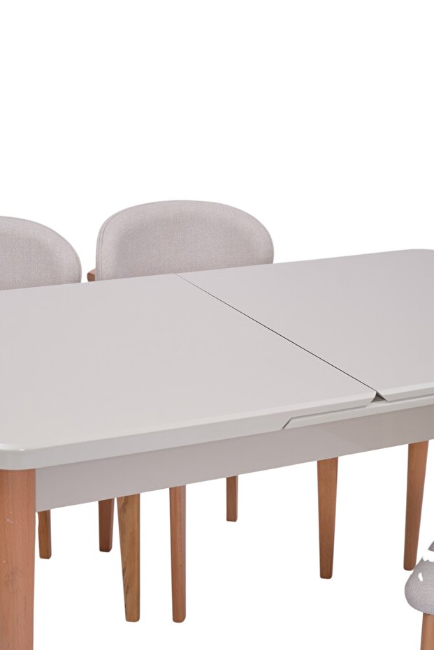 Kum Beji Boyalı Mdf Mutfak Masası 80x130 - 4