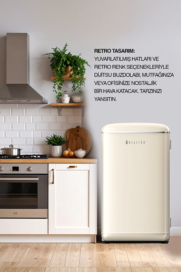 Db120rbe Retro Bej Buzdolabı - 5