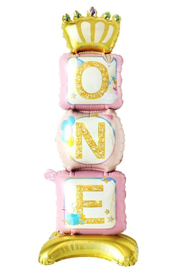 Beyaz Ayaklı One Balon Set - 1