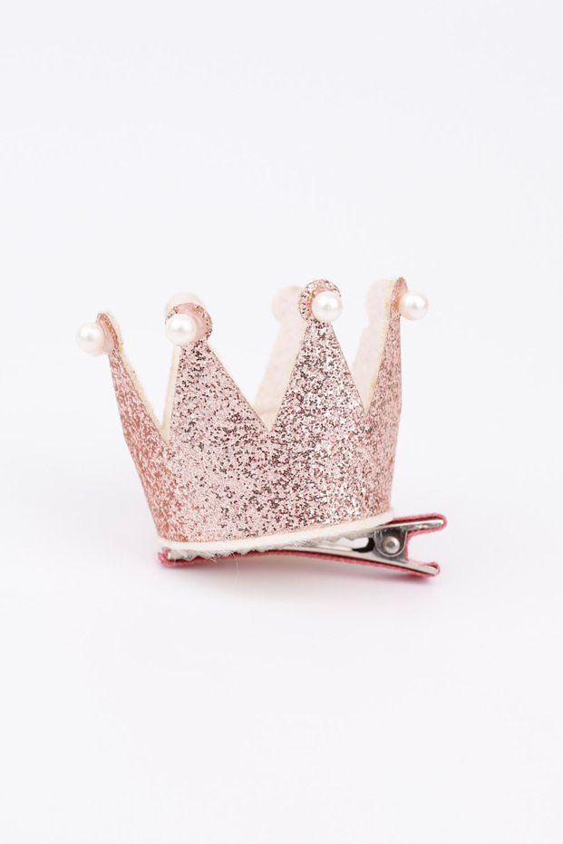 Rose Pearl Detailed Queen Girl's Clip Buckle