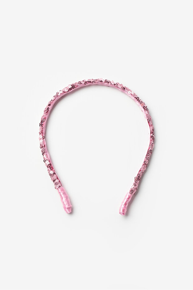 Pink Sequin Girl's Crown