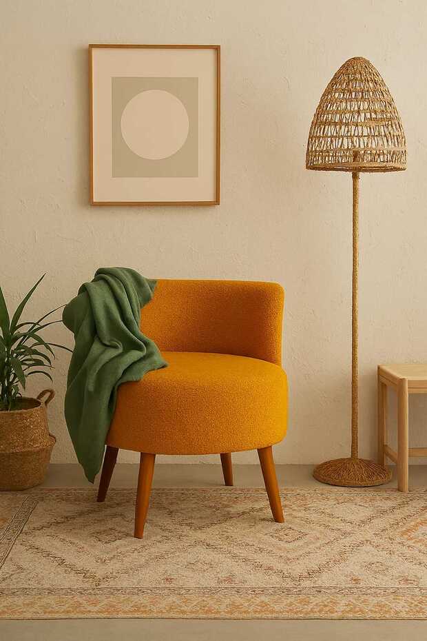 Hardal Teddy Tek kişilik Berjer (SALON, BALKON, OFİS) - 5