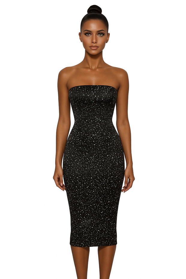 şık davet elbisesi - 1