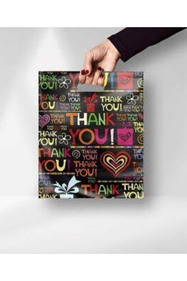 Arma Naksan No:5 Takviyeli Renkli Mağaza Poşeti 50x60cm 50 Adet Poşet Hediye Poşeti - 5