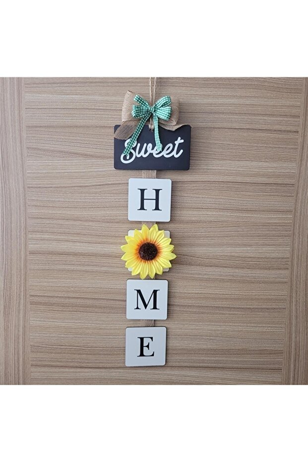 Ayçiçeği Temalı Sarkıt Model Kapı Duvar Süsü (60 Cm) - 6